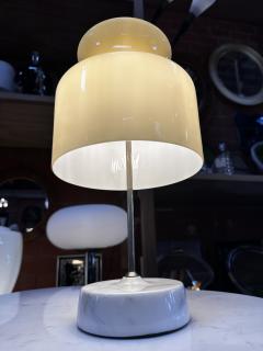 Vintage Italian Unique Marble and Glass Table Lamp 1980s - 3431069