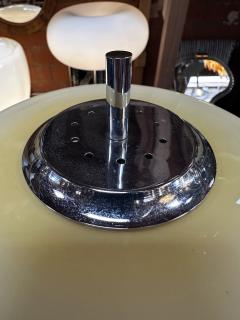 Vintage Italian Unique Marble and Glass Table Lamp 1980s - 3431071