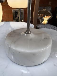 Vintage Italian Unique Marble and Glass Table Lamp 1980s - 3431074