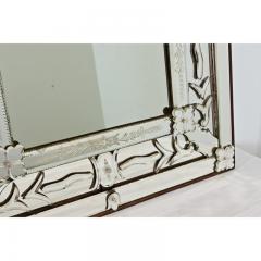 Vintage Italian Venetian Style Mirror in Wood Frame - 4589773