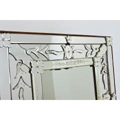 Vintage Italian Venetian Style Mirror in Wood Frame - 4589777