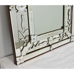 Vintage Italian Venetian Style Mirror in Wood Frame - 4589778