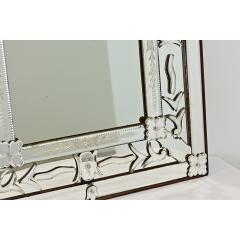 Vintage Italian Venetian Style Mirror in Wood Frame - 4589785
