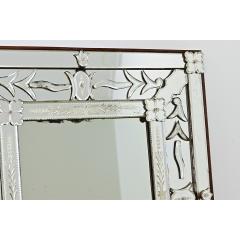 Vintage Italian Venetian Style Mirror in Wood Frame - 4589796
