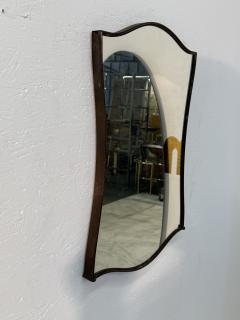 Vintage Italian Wall Mirror with Curved Frame 1960s - 4292026