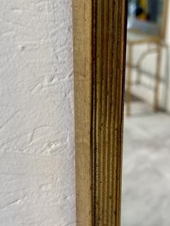 Vintage Italian Wall Mirror with Ornamental Metal Accent 1970s - 4290350