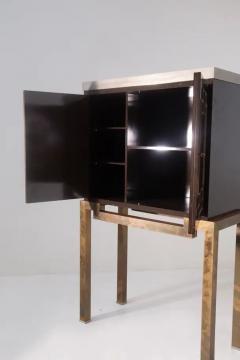 Vintage Italian brass bar cabinet in Art Deco style - 3981457