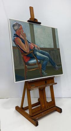 Vintage Jack Richeson BEST Classic Oversized Artist Easel Red Oak Adjustable - 4364207