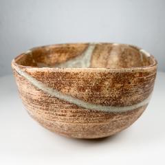 Vintage Japanese Artisan Modern Art Pottery Bowl signed - 3057601
