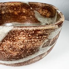 Vintage Japanese Artisan Modern Art Pottery Bowl signed - 3057606