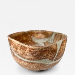 Vintage Japanese Artisan Modern Art Pottery Bowl signed - 3060273