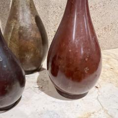 Vintage Japanese Bud Vases Patinated Brass Set of Three - 3705517