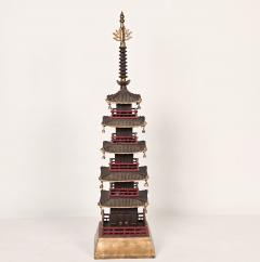 Vintage Japanese Iron Pagoda - 4477274