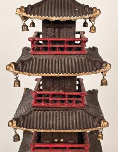 Vintage Japanese Iron Pagoda - 4477279
