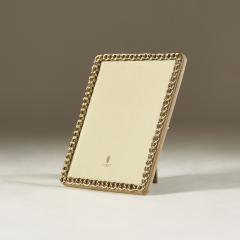 Vintage LObjet gold plated rope photoframe - 2534413