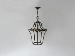 Vintage Lantern in Bronze Mid century modern 1950s Italy - 4614960
