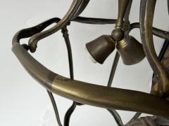 Vintage Lantern in Bronze Mid century modern 1950s Italy - 4614979
