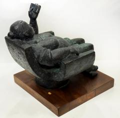 Vintage Large Bronze Female Sculpture Signed Foundry Mark Date Numbers Base - 4231858