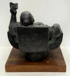 Vintage Large Bronze Female Sculpture Signed Foundry Mark Date Numbers Base - 4231859