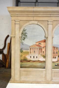 Vintage Large Painting oil on canvas of a Tuscan Landscape  - 3569696