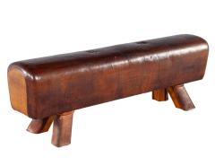Vintage Leather Pommel Horse Circa 1950 s - 4410892