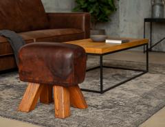 Vintage Leather Pommel Horse Circa 1950 s - 4410914