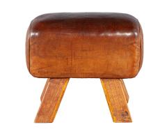 Vintage Leather Pommel Horse Stool Circa 1950 s - 4410902