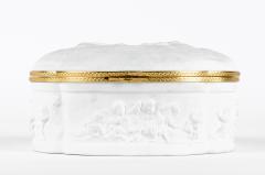 Vintage Limoges Porcelain Oval Box - 399826