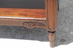 Vintage Mahogany Console Table Hall Table Cheveret Desk With Mirror - 4190421