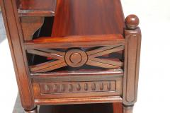 Vintage Mahogany Console Table Hall Table Cheveret Desk With Mirror - 4190437