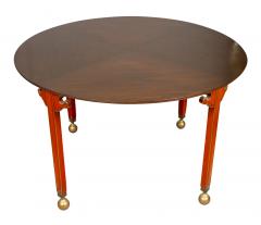 Vintage Mahogany Red Lacquered Table - 3738872