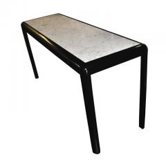 Vintage Marble and Wood Console Table - 2620412
