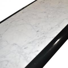 Vintage Marble and Wood Console Table - 2620414