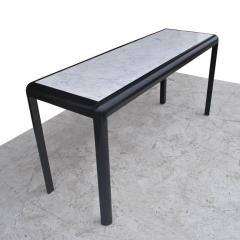 Vintage Marble and Wood Console Table - 2620417