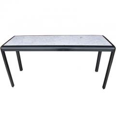 Vintage Marble and Wood Console Table - 2620418