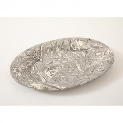 Vintage Marbleized Platter - 4438038