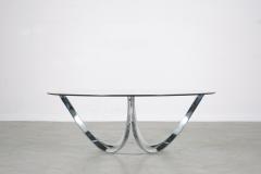 Vintage Mid Century Chrome Coffee Table - 2892190