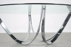 Vintage Mid Century Chrome Coffee Table - 2892194