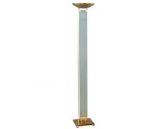 Vintage Mid Century Modern Brass Torch Floor Lamp - 2536009