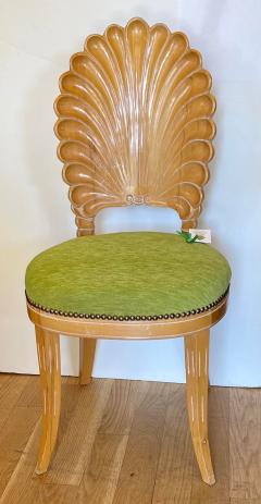 Vintage Mid Century Modern Italian Grotto Style Shell Form Chair - 1913781
