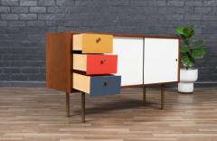 Vintage Mid Century Modern Multi Color Lacquered Credenza - 4126908