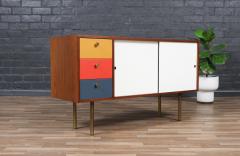 Vintage Mid Century Modern Multi Color Lacquered Credenza - 4126909