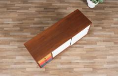 Vintage Mid Century Modern Multi Color Lacquered Credenza - 4126913