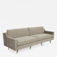 Vintage Mid Century Modern Sofa in Designer Velvet - 1998914