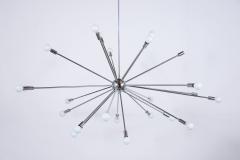Vintage Mid Century Modern Sputnik Chandelier Futuristic Design Elegance - 3485736