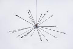Vintage Mid Century Modern Sputnik Chandelier Futuristic Design Elegance - 3485738