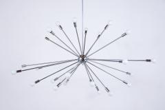 Vintage Mid Century Modern Sputnik Chandelier Futuristic Design Elegance - 3485739