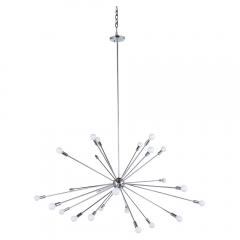 Vintage Mid Century Modern Sputnik Chandelier Futuristic Design Elegance - 3485740