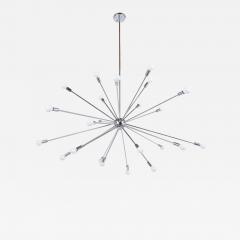Vintage Mid Century Modern Sputnik Chandelier Futuristic Design Elegance - 3546735