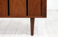 Vintage Mid Century Modern Tambour Door Credenza by Barzilay - 2321847